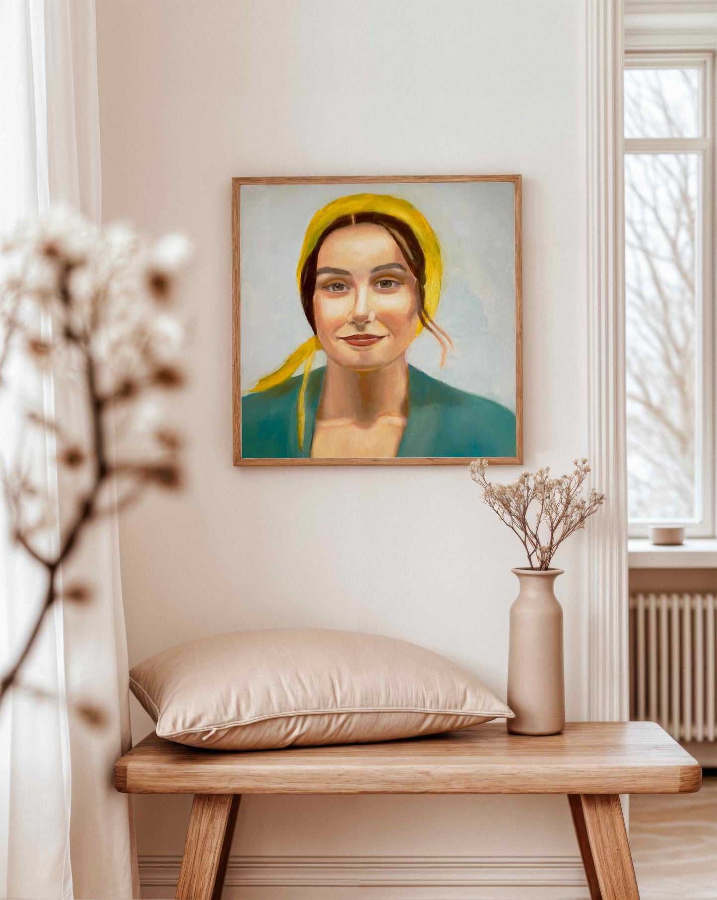 Woman Portrait Oil Painting