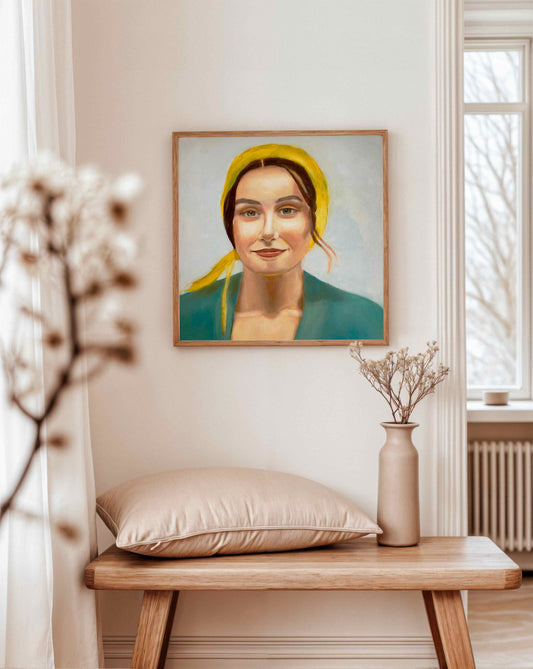 Woman Portrait Oil Painting