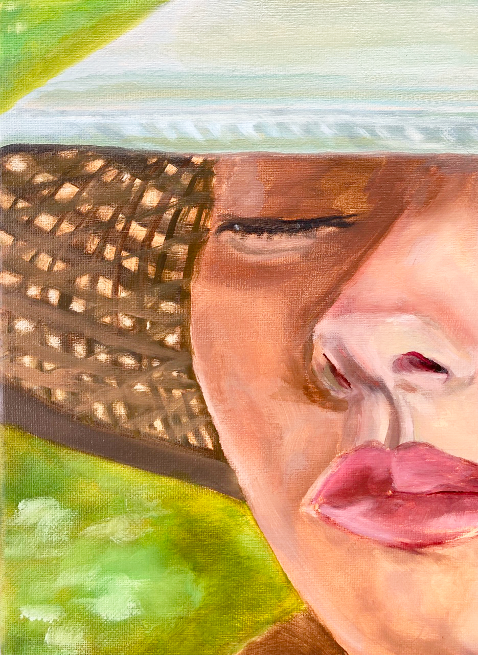 "Blue Ribbon Hat"